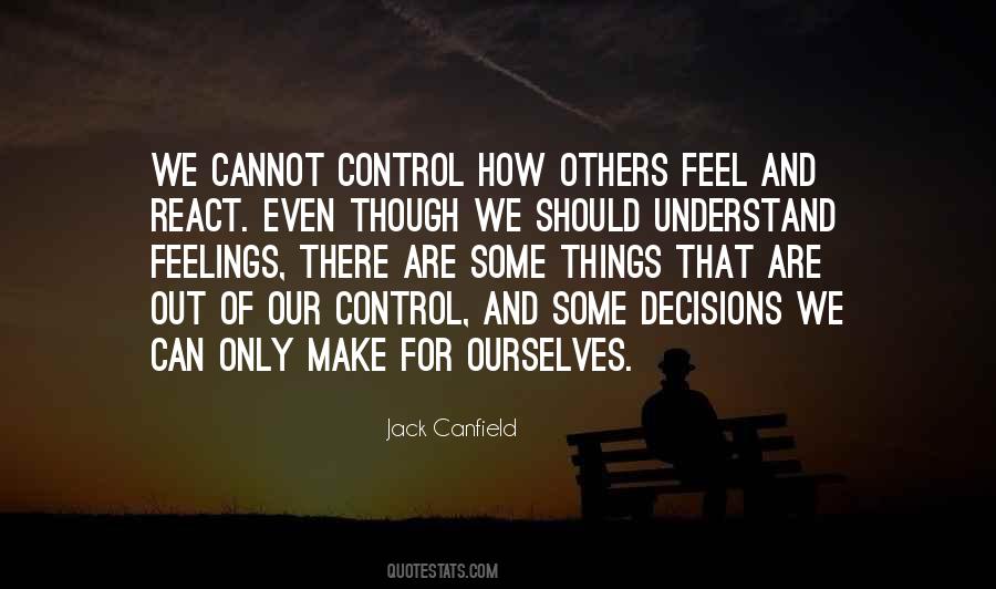Control Feelings Quotes #886125