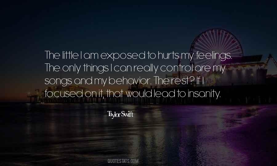 Control Feelings Quotes #968313
