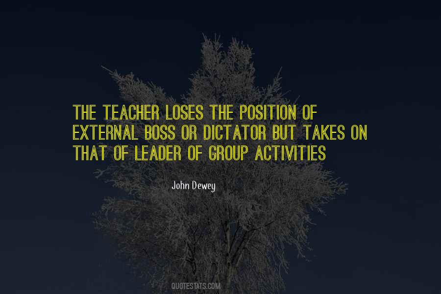 Group Leader Quotes #358575