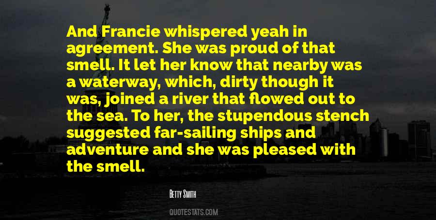 Smell Of Sea Quotes #1288354