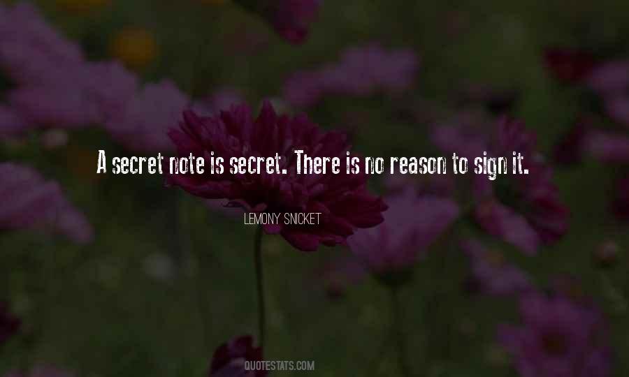 Secret Is A Secret Quotes #265172