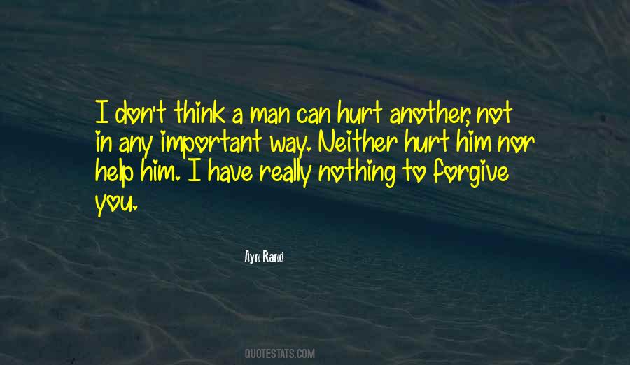 Hurt Man Quotes #1783440