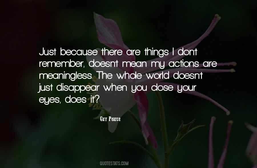 Meaningless World Quotes #26067