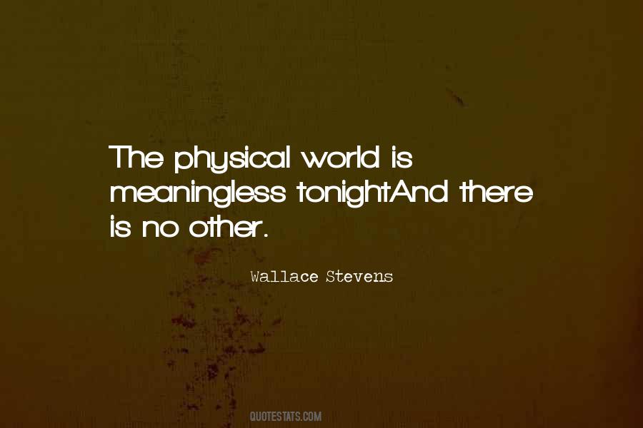 Meaningless World Quotes #313295
