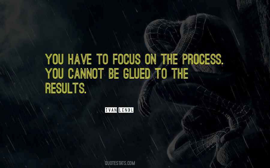 Focus On The Process Quotes #831403
