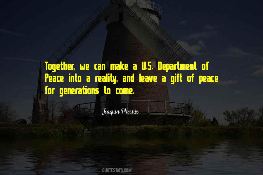 Peace Together Quotes #684906