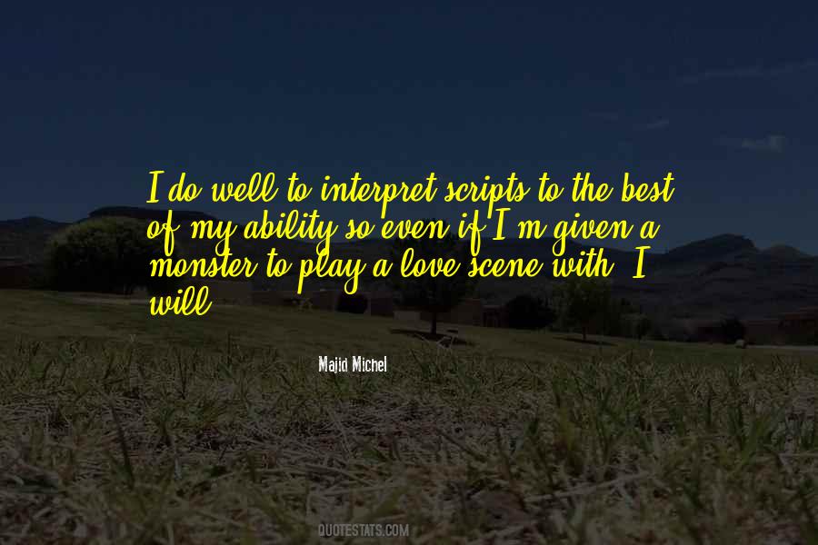 Monsters Of Love Quotes #1518525