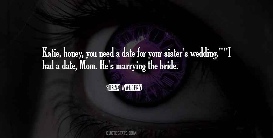 Wedding Sister Quotes #1830317