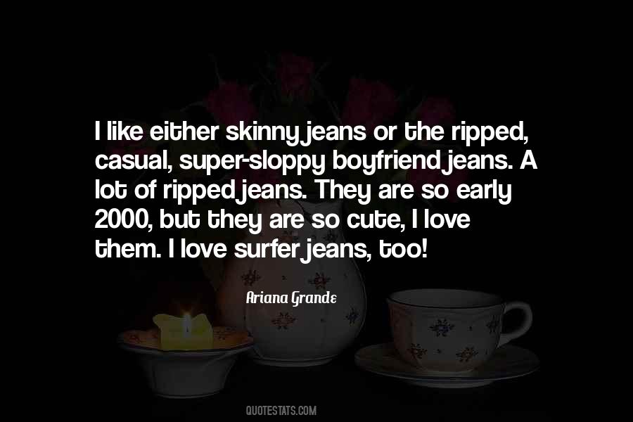 Cute Jeans Quotes #1162235