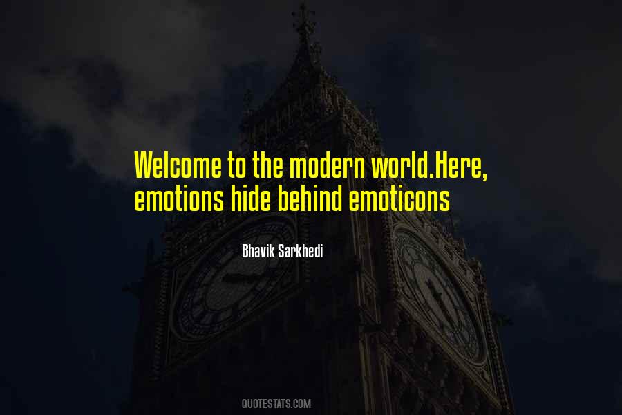 Hide My Emotions Quotes #1817178