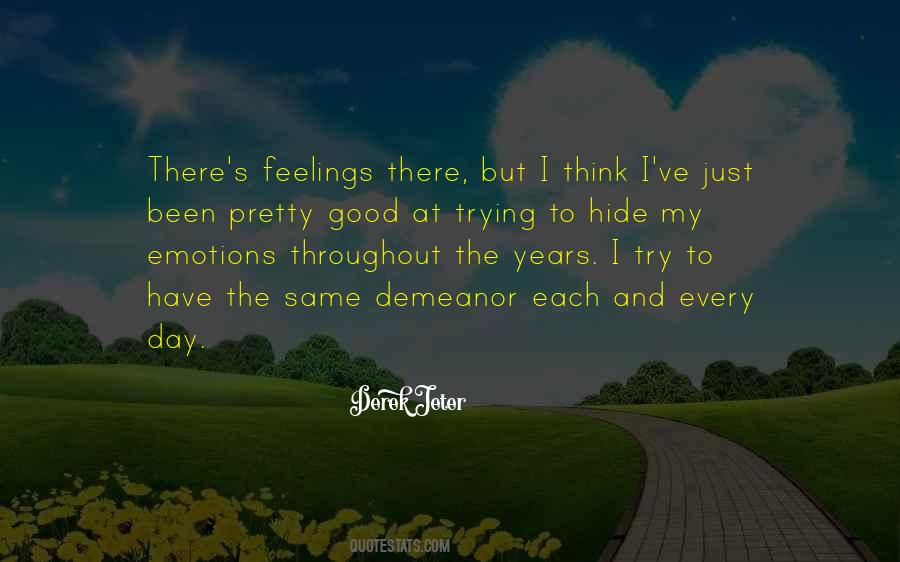 Hide My Emotions Quotes #1828320