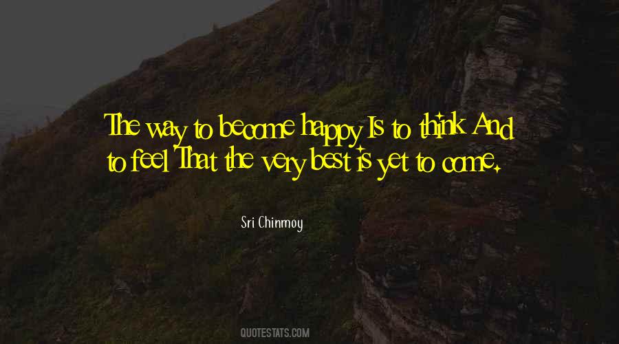 Think Happy Quotes #628665