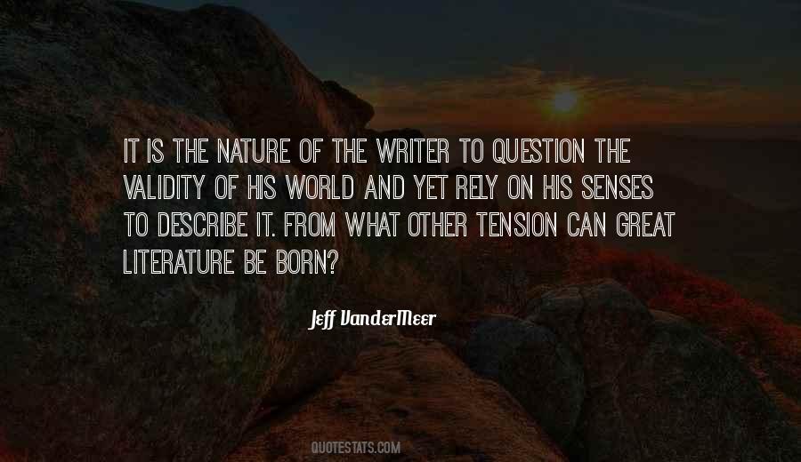 Quotes About The Nature Of The World #78677