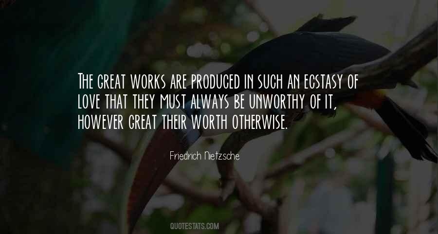 Worth Love Quotes #156293