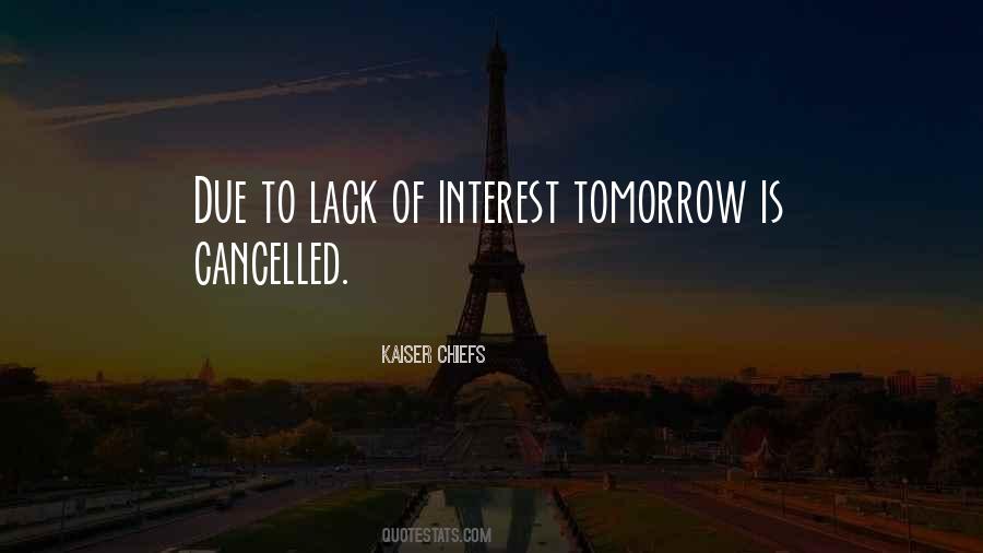 I Will Do It Tomorrow Quotes #21954