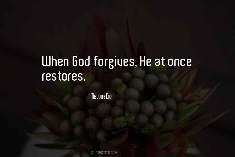 Quotes About God Forgives #612454