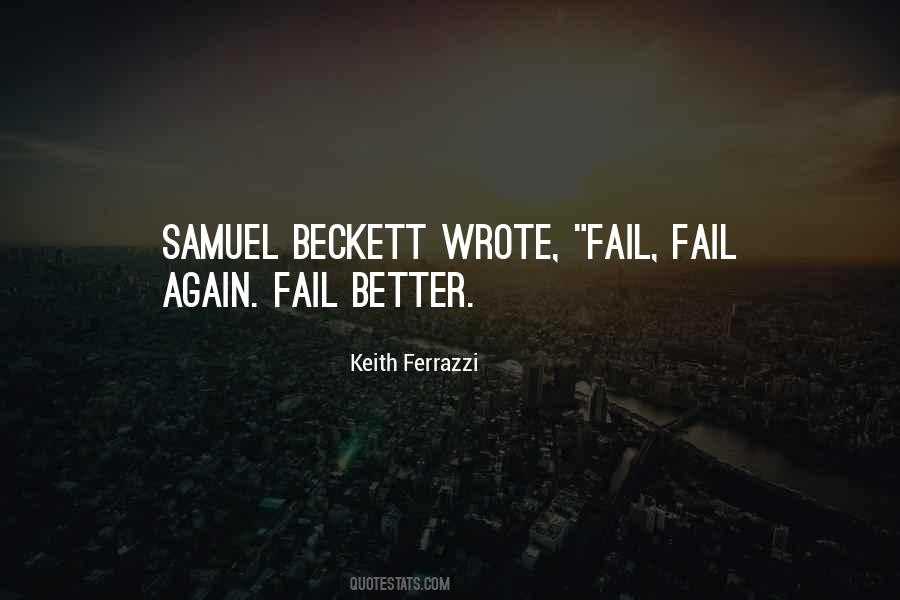 Fail Fail Better Quotes #211208