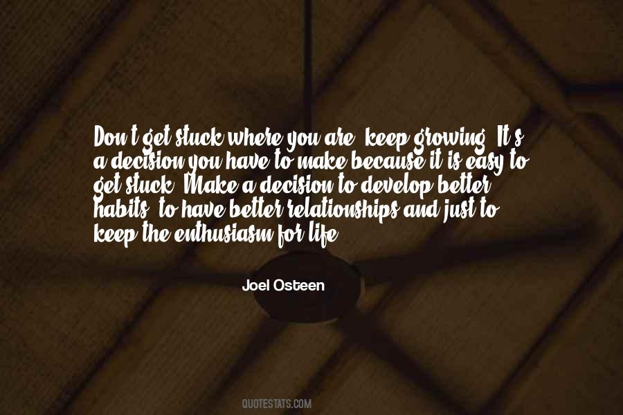 Quotes About Growing Relationships #1764921