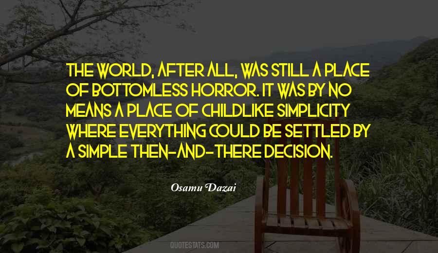Simple Place Quotes #1367864