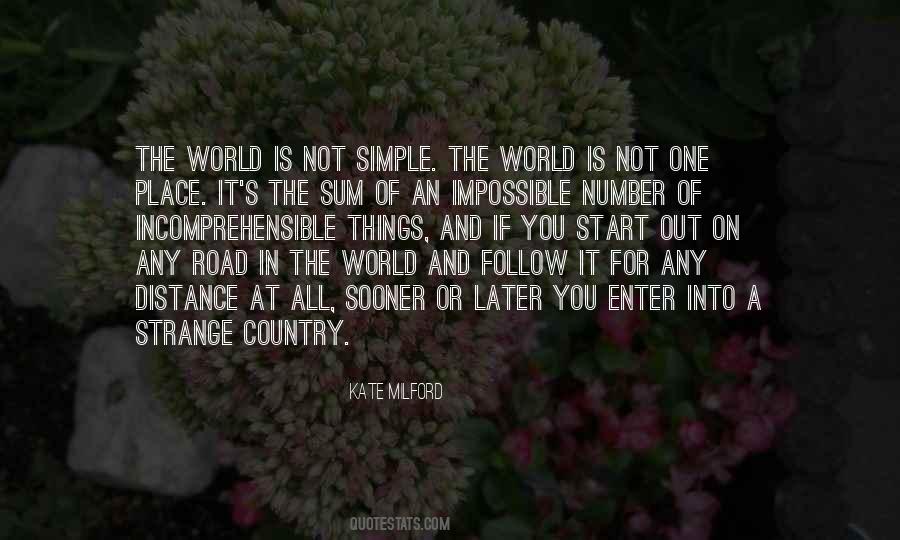 Simple Place Quotes #1488651