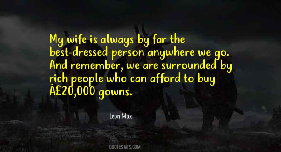 Rich Wife Quotes #1199560