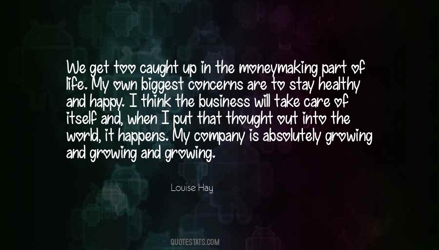 Growing Company Quotes #1599753