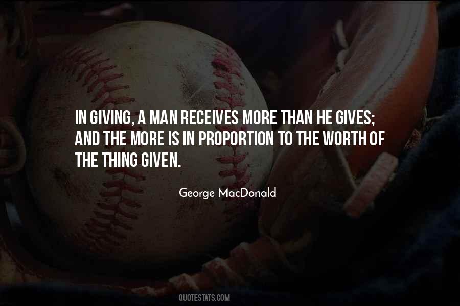 The Worth Of A Man Quotes #162186