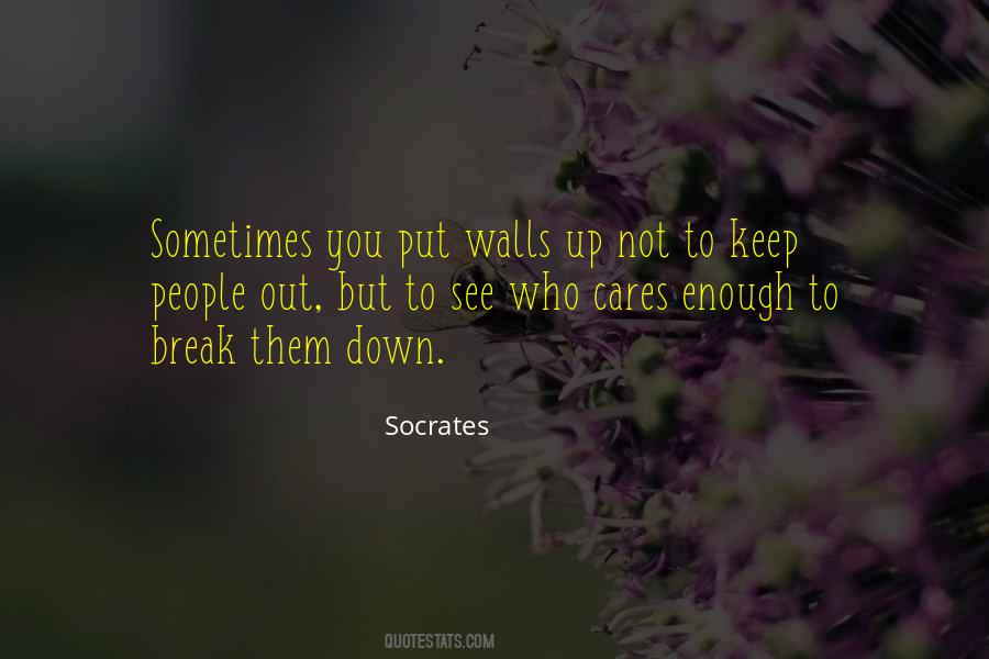 Break Down Walls Quotes #550264