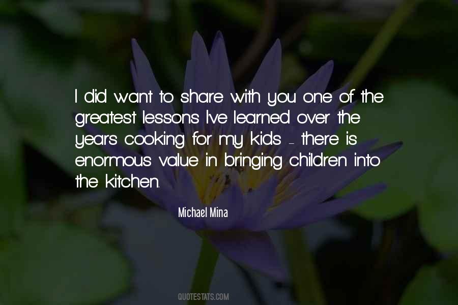 Cooking Lessons Quotes #1697829