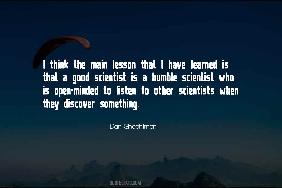 I Learned A Lesson Quotes #760547