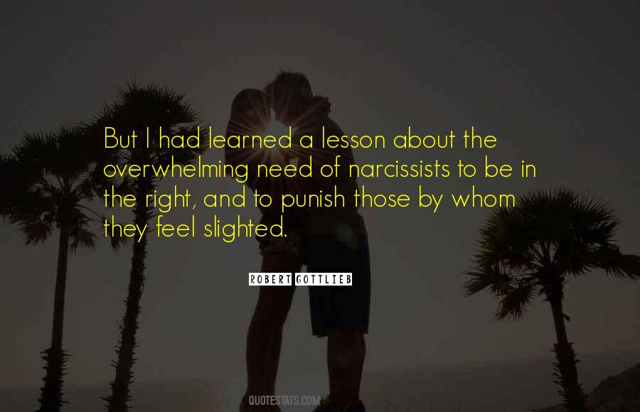 I Learned A Lesson Quotes #922014