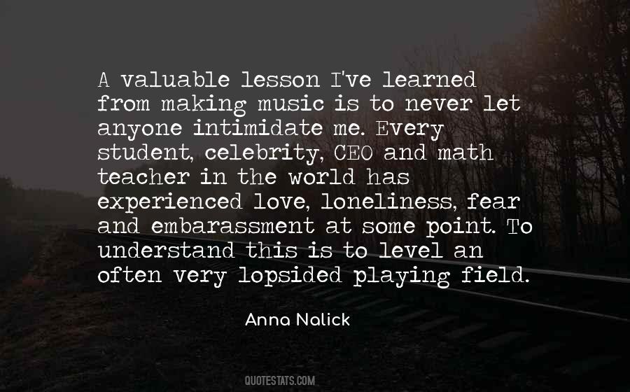I Learned A Lesson Quotes #970379