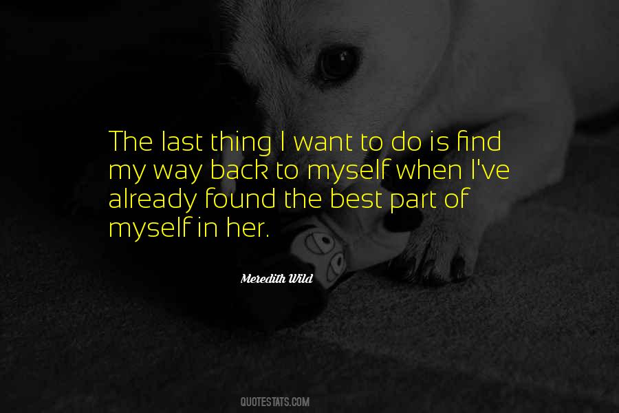 My Best Part Quotes #407562