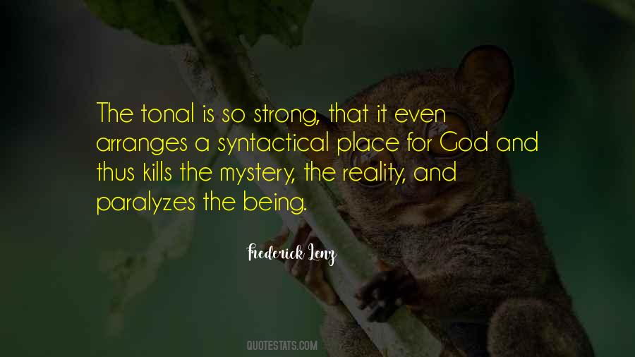 Mystery God Quotes #94918