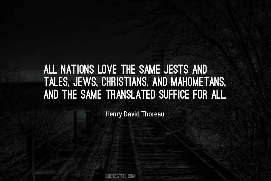 Thoreau Love Quotes #199656
