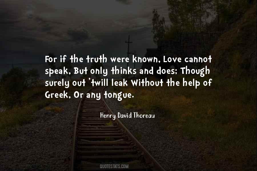 Thoreau Love Quotes #453728