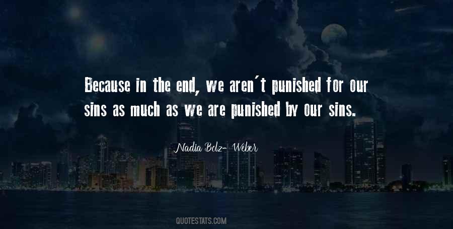 We Are Punished Quotes #1079161
