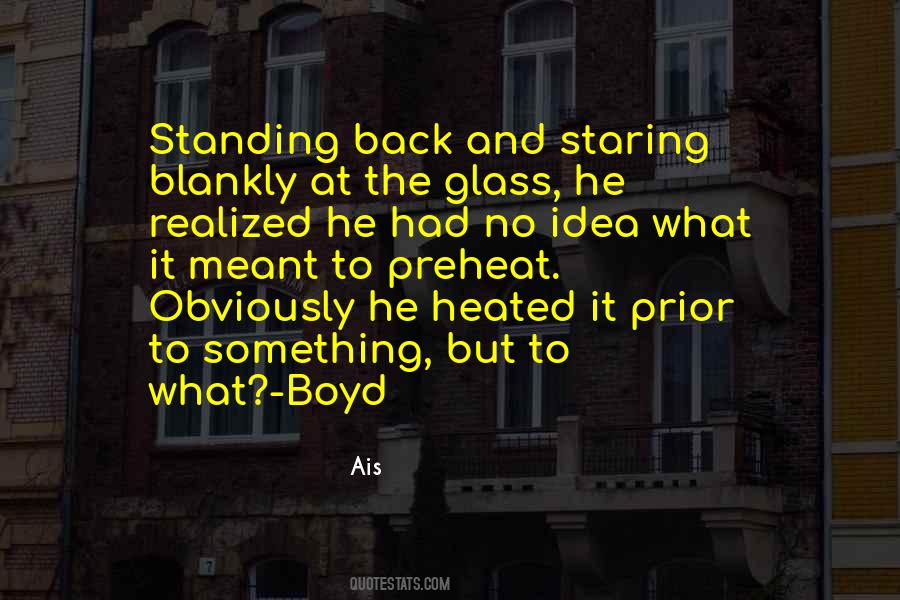 Standing Back Quotes #306909