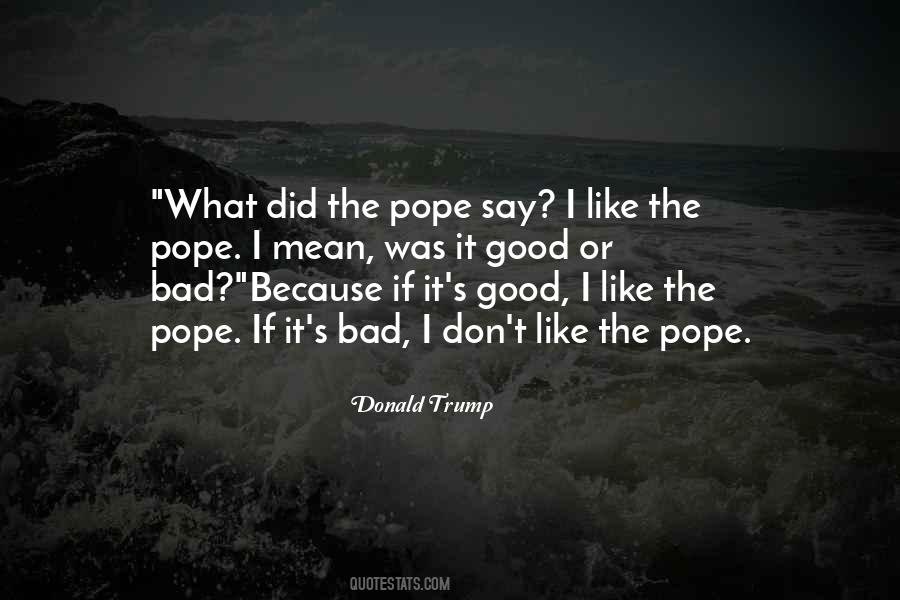 Good Pope Quotes #568106