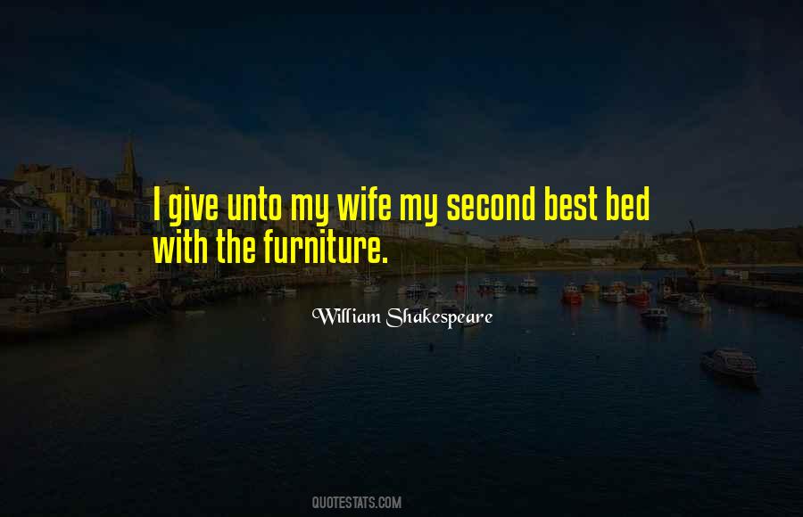 Bed Furniture Quotes #178249