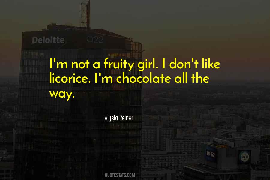 Chocolate Girl Quotes #313321