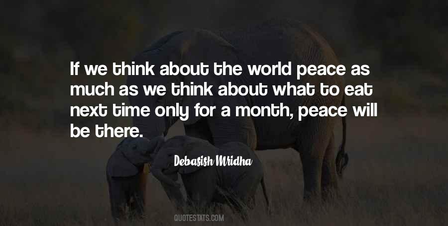 We Love Peace Quotes #138896
