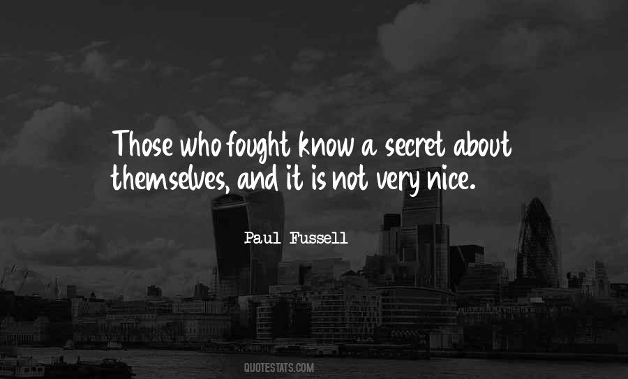 Fussell Quotes #1407436