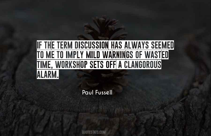 Fussell Quotes #335668