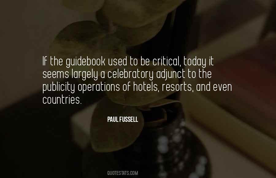 Fussell Quotes #402152