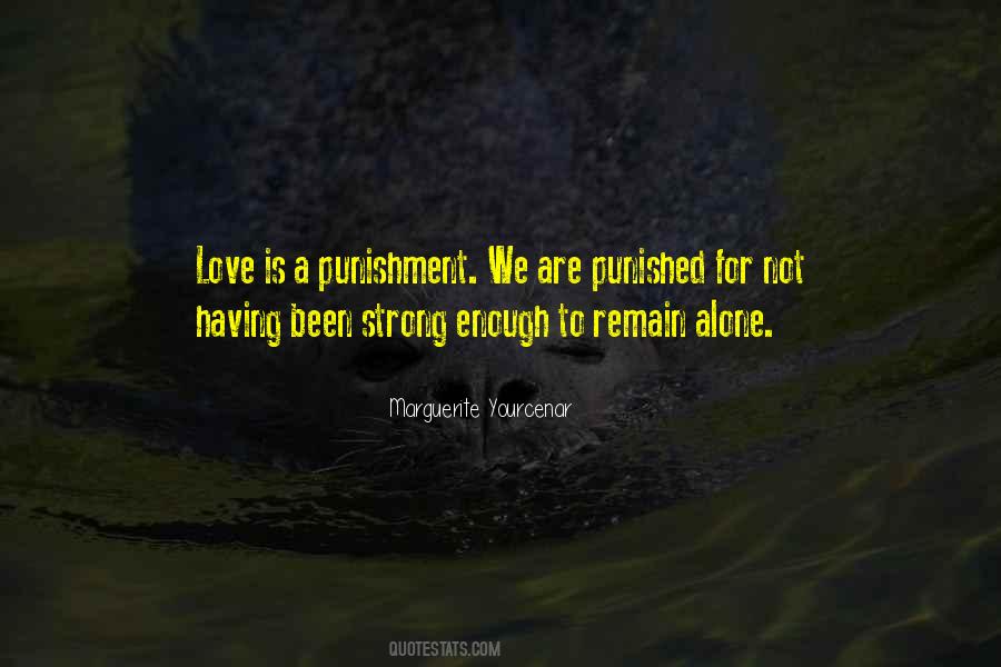 Punishment Love Quotes #1252057