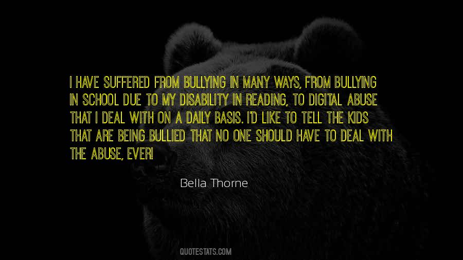 Bullied Kids Quotes #1545668