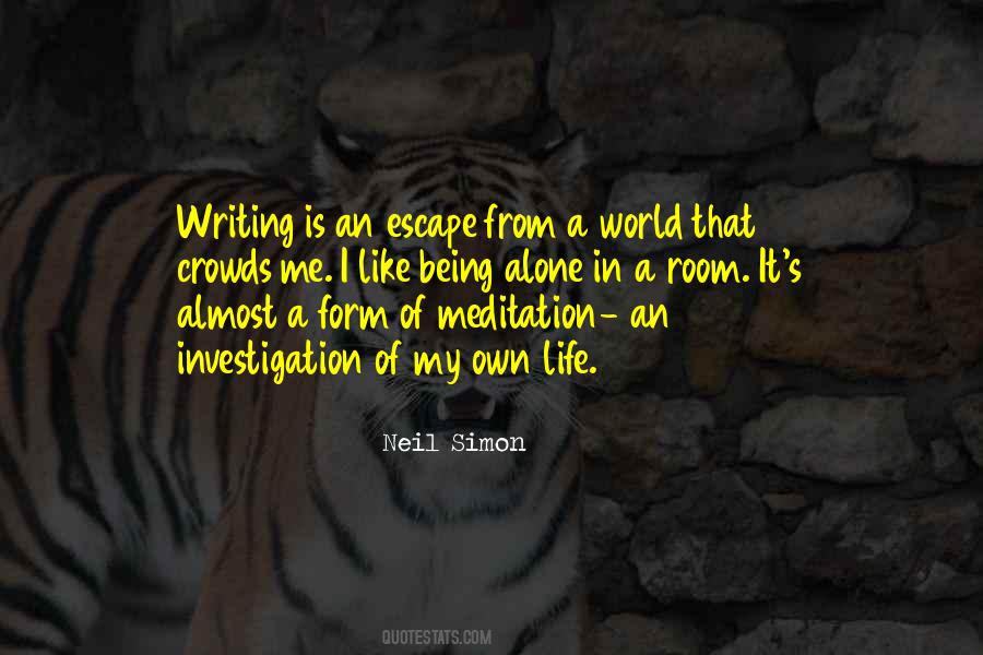 In A World Of My Own Quotes #395426