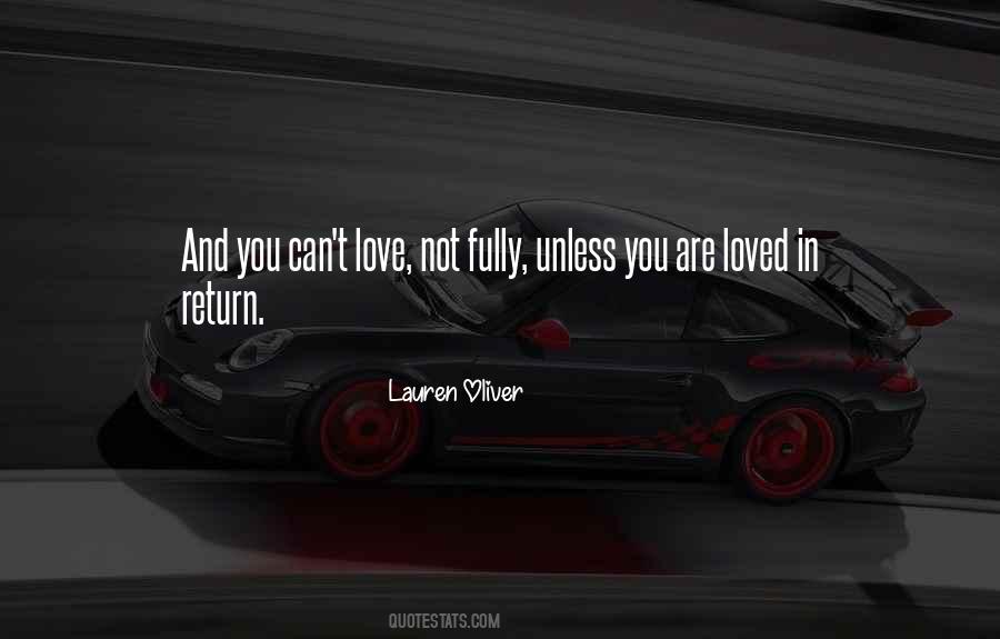 Love And Be Loved In Return Quotes #379882