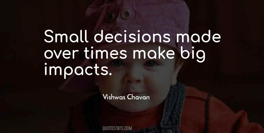 Small Impact Quotes #37858